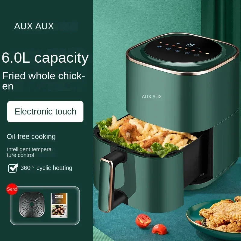 220V AXA Air Fryer Model - All-in-One Air Fryer Oven with Smart Auto-Fry, Multi-Functionality and No Oil Cooking C