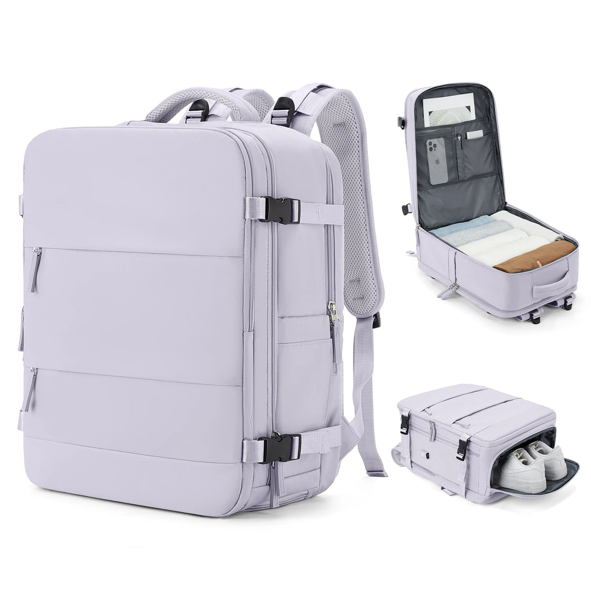 Men's Travel Backpack 40x20x30 Ryanair Short Distance Hand Luggage Business Waterproof Backpack Carry-ons Laptop Bag College Bag