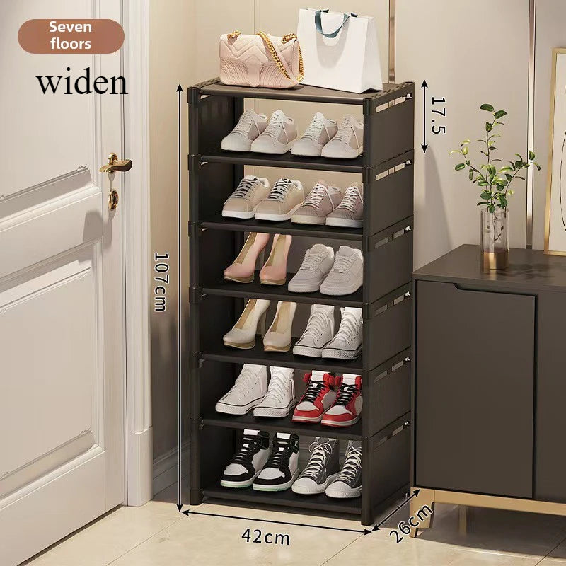 Shoe rack  Household simple door entry Indoor dormitory rental Space-saving small  shoe cabinet