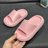 Summer Solid EVA Boys Girls Slippers Waterproof Soft Bottom Beach Shoes For Children Indoor Non Slip Casual Kids Slippers