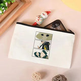Agust D Daechwita Vintage print tote bag Suga Yoongi women's popular canvas bag K-pop tote bag Casual portable canvas tote bag