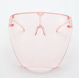 Full Face Sunglasses Mask Women Men Protective Faceshield Glasses Goggles Covered Spherical Lens Anti-Spray Cycling Sunglasses