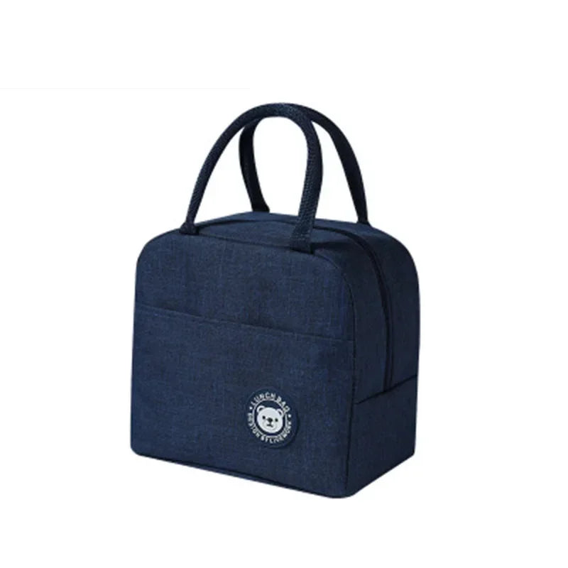 Thermal Lunch Bags Portable Thermal Bag For Hot Food Thermos Bento Handbag Dinner Container School Food lunch bags for girls