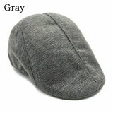 Men Berets Cap British Style 2024 New Autumn Summer Linen Hats Fashion Flat Caps Classic Vintage Cabbie Cap Chapeau Homme