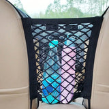 Car Storage Net Bag Between Seats Car Styling Storage Bag Elastic Mesh Net Organizer Auto Accessories