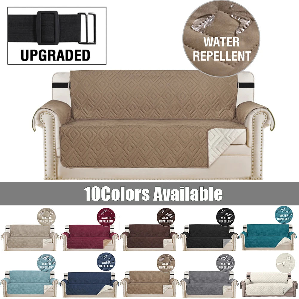 Anti Slip and Waterproof Sofa Cover 1/2/3/4 Seater Non Slip Covers Four Seasons Universal Sofa Dust Cover for Living Room Home