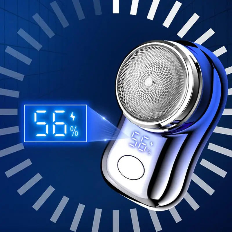 Electric Razor With LED Display Fast Charging Electric Shaver For Men Washable Portable Mini Razor For Home Business Travel