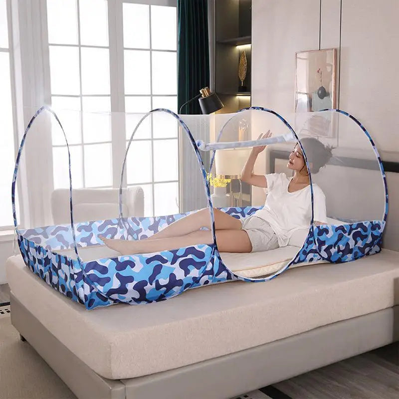 Camping Mesh Net Tent Foldable Mesh Sleeping Net Outdoor Sleeping Screen Houses & Rooms For Canopy Bedroom Patio Beach