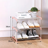 3/4 Shoe Rack Multi Layered And Space Saving Shoe Rack For Simple Household Storage And Storage Three And Four Layer Shoe Racks