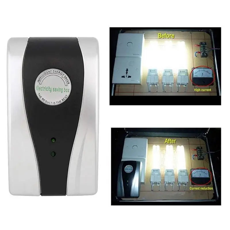 15KW Electricity Saving Socket 90V-250V Electric Energy Power Saver Power Factor Saver Device Up To 30% For Home Office Factory
