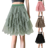 Corduroy Skirts for Women Women Tulle Skirts Knee Length Long Adult Tutu Layered Short Prom Party Midi Formal Skirts for Women