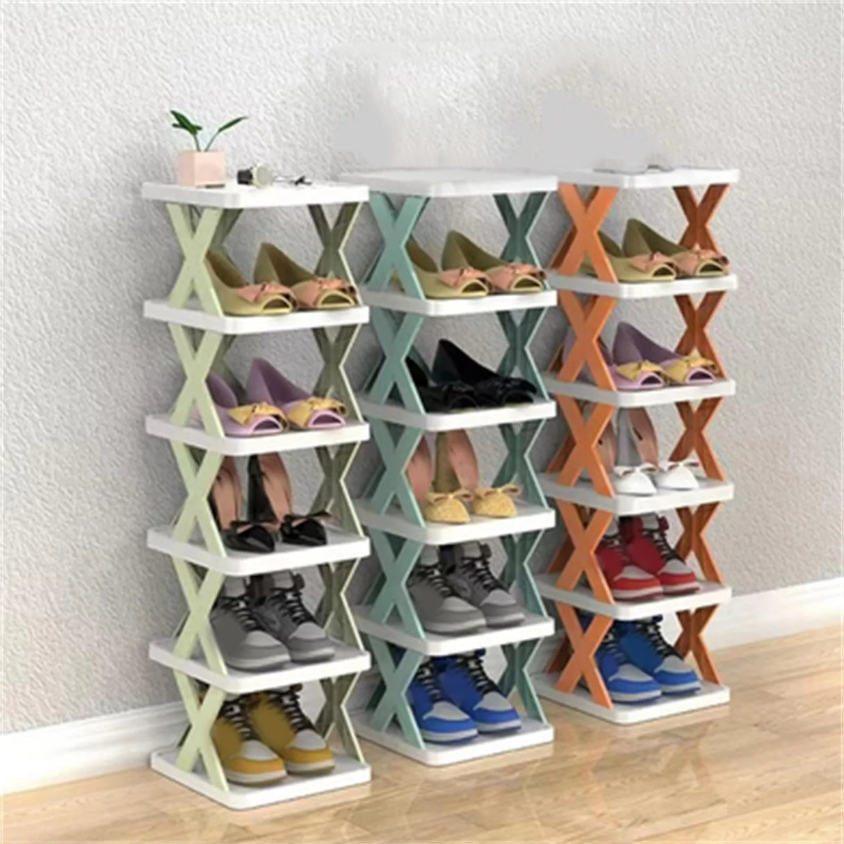 Shoes Racks Storage Organizer Detachable Shoe Racks Saves Family Household Rack Multi Layer Simple Shoes Shelf Color Cabinet