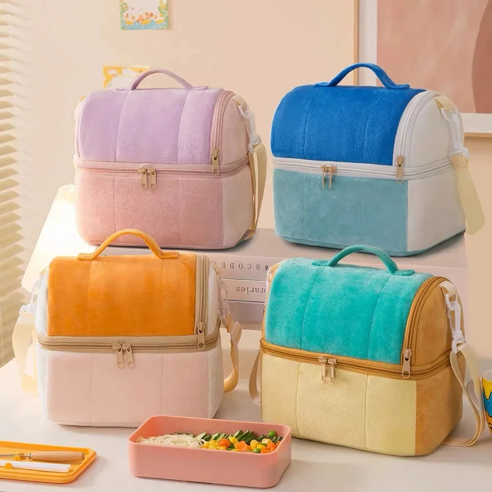 Thermal Bag Lunch Box For Work Picnic Bag Car Bolsa Refrigerator Portable Cooler Bag Food Backpack