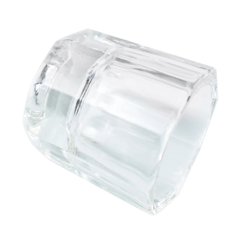 Dentistry Mixing Bowls Glass Dish Household Octagonal Cups for Dental Lab Powder Holder Container Tool