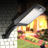 Solar Street Lights Outdoor Waterproof Solar Wall Light  With Motion Sensor Garden Garage Porch Security Wall Lights