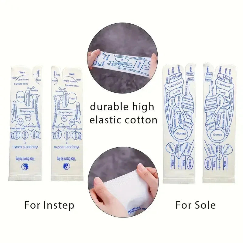 Foot Massage Acupressure Socks & Gloves Physiotherapy Massage Relieve Tired Feet Reflexology Socks Foot Point Socks Health Care