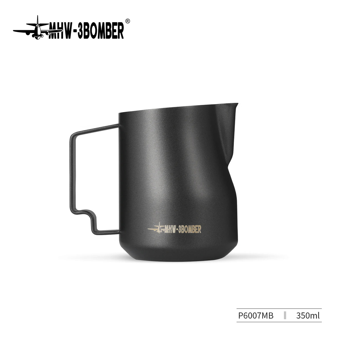 MHW-3BOMBER Milk Frothing Pitcher 350/450/520ml Milk Frother Cup Espresso Steaming Pitcher Stainless Steel Milk Frother Jug
