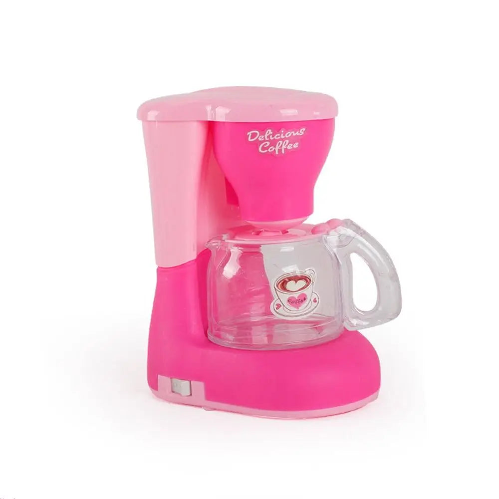 Coffee Machine Household Appliances Toys Toaster Blender Cooking Pretend Play Set Sweeper Vacuum Cleaner Kitchen Toys