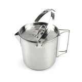 Camping  Pot, Coffee Maker, Camp Cooking Pot , 1200ml Camping Cup for Camping Hiking Backpacking,