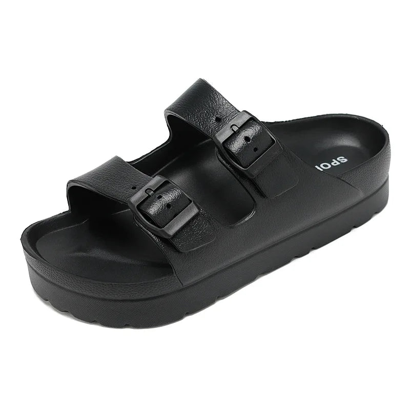 KIDMI New Fashion Women Sandals Comfortable Women's Slippers High Quality EVA Women Flip-flops Nonslip Soft Integrated Slippers