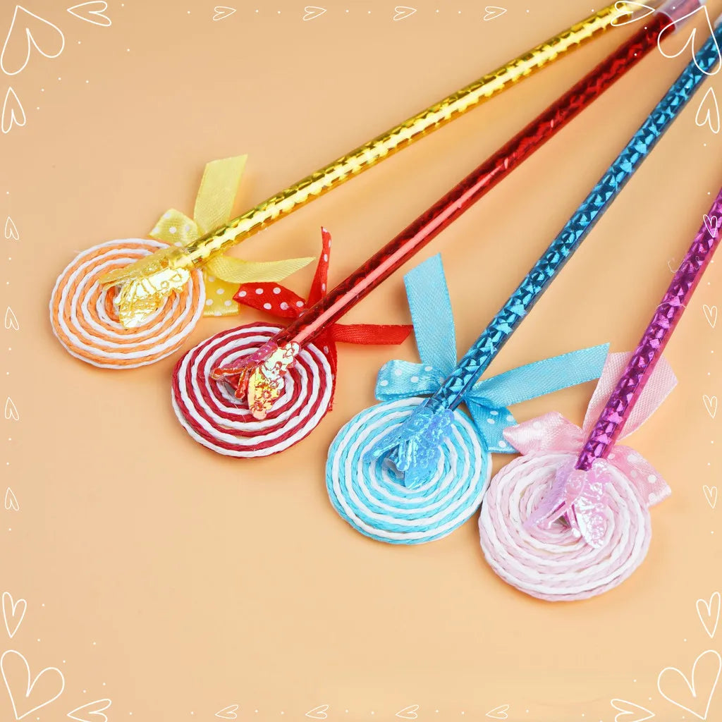 24 Pcs School Supplies Set: Cute Desktop Decorations And Fun Lollipop Ballpoint Pens
