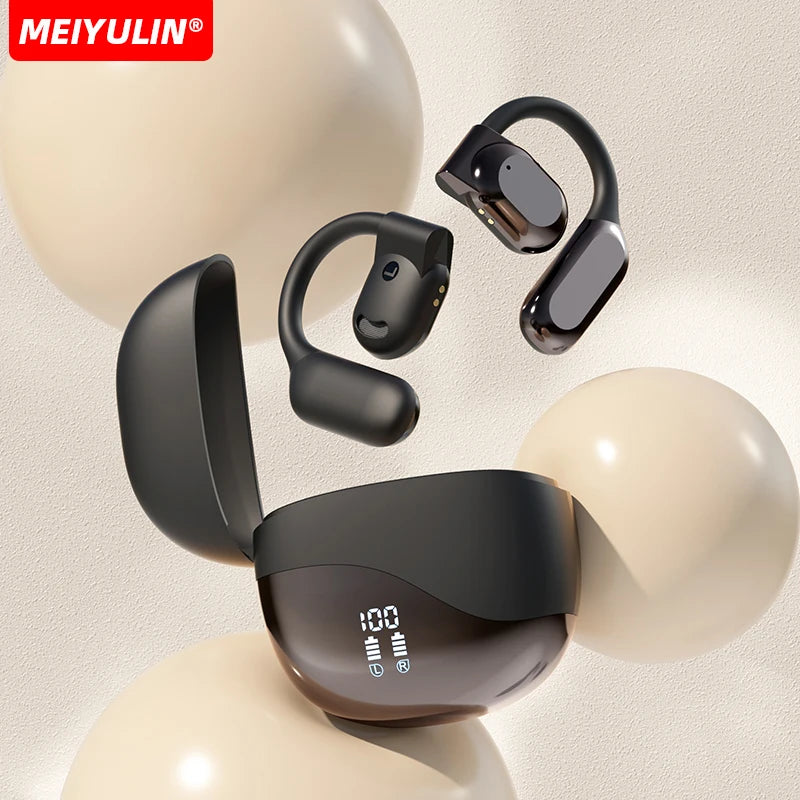 AI 144 Languages Real Time Translator Earbuds Wireless Translation Earphones Two-Way Instant Voice Ear Hook Translator Headphone
