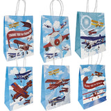 Fighter Plates Airplane Birthday Party Decor Plane Plates Blue Sky Plates Two Fly Paper Plates Napkins Party Supplies for Boys
