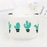 Women Canvas Coin Purse Card Key Mini Purses Pouch Girl Kid Children Cute Small Zipper Coin Purse Card Holder Wallet Storage Bag