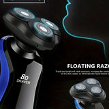Min Rechargeable Electric Razor] Electric Razor -LED Display, USB RechargeableMulti-function Beard Trimmer
