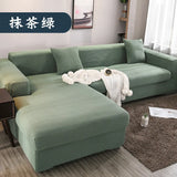 Sofa Cover for Living Room Thick Elastic Polar Fleece 1/2/3/4 Seater L-shaped Corner Sofa Cover for Sofa Chaise Longue