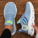 Women's Running Shoes 2025 Summer New Lightweight Mesh Breathable Running Shoes Shock-absorbing Soft Sole Fitness Women's Shoes
