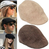 Men Berets Cap British Style 2025 New Autumn Summer Linen Hats Fashion Flat Caps Classic Vintage Gatsby Cabbie Cap Chapeau Homme