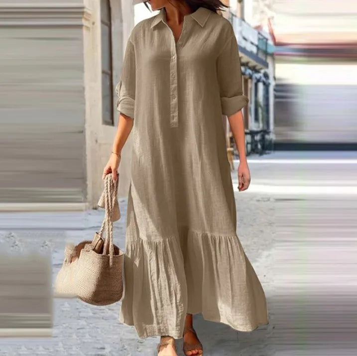 Casual Long Sleeve for Women, Summer Dress
