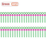 Colorful Tie Sealing Clips for Food Bags Kitchen Sealing Clip Multi-functional Closure for Freshness and Practical Storage