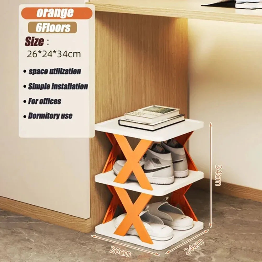 Shoes Racks Storage Organizer Detachable Shoe Racks Saves Family Household Rack Multi Layer Simple Shoes Shelf Color Cabinet