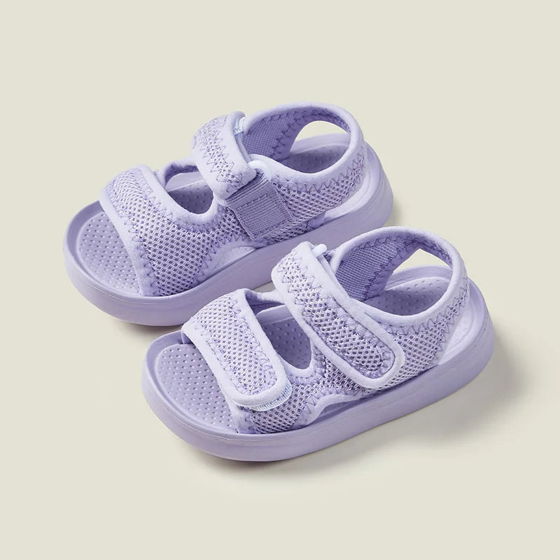 Cheerful Mario Children's  sandals Boys' outdoor beach shoes Children's toddler sandals Girls' sandals