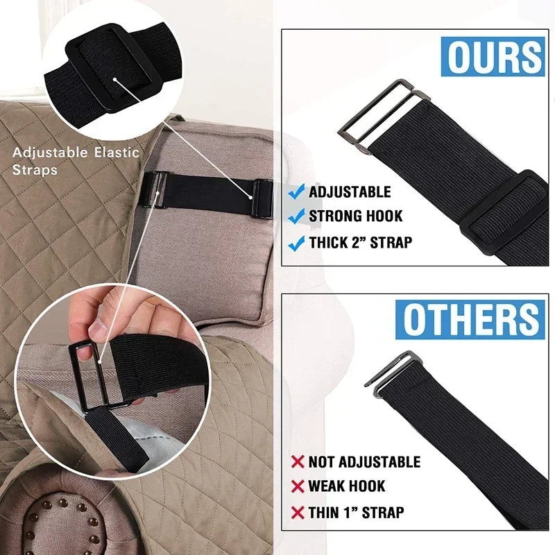 Anti Slip and Waterproof Sofa Cover 1/2/3/4 Seater Non Slip Covers Four Seasons Universal Sofa Dust Cover for Living Room Home