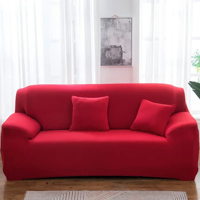 1/2/3/4 Seater Silk Cool Sofa Cover for Living Room L Shap Coner Couh Cover 2024 Spandex Extenble Sofa Protecter Unti Cat Dog