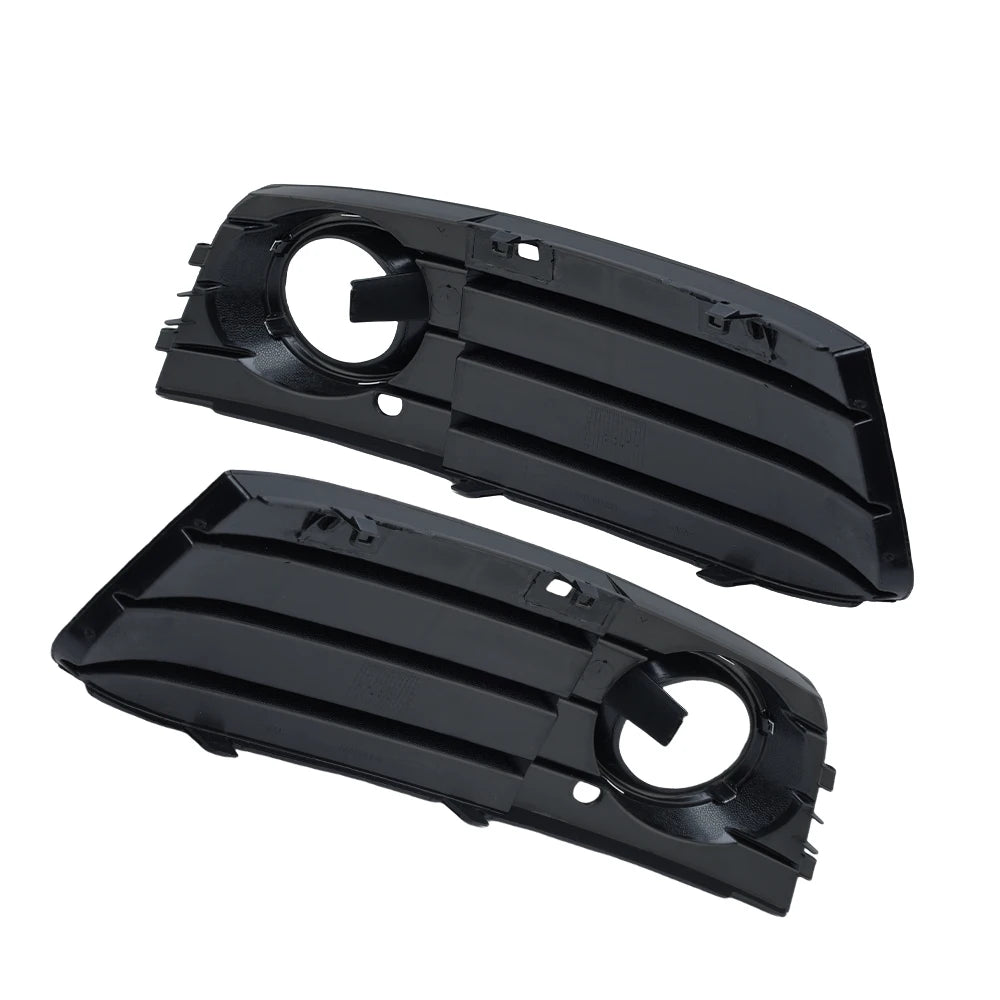 For Audi A4 B8 A4L 2008 2009 2010 2011 2012 Front Bumper Fog Lights Grille Grill Cover hole Car-Styling Griller Headlight DRL