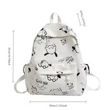 Sanrio Pochacco Travel Backpack Cute Kawaii College Bag Fashion Large Capacity Simple Printed Backpack Girl Heart Cute Backpack