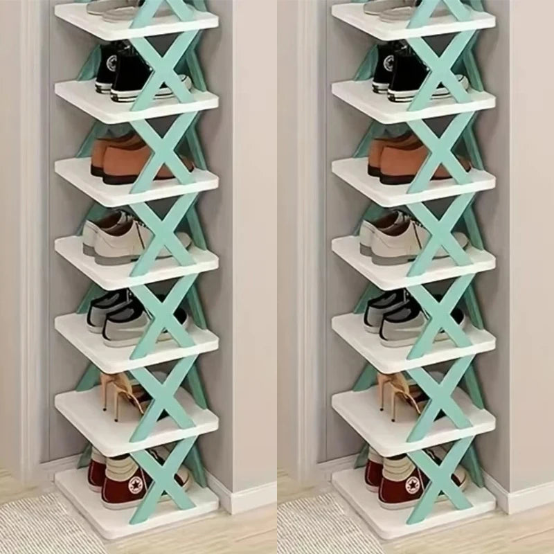Shoes Racks Storage Organizer  Detachable Shoe Racks Saves Family Household Rack Multi Layer Simple Shoes Shelf Color Cabinet