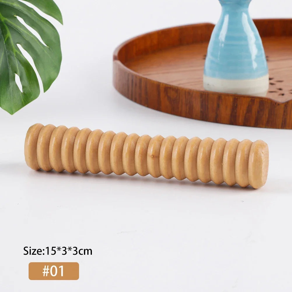 Foot Massage Relieve Stress Wood Foot Massage Roller For Plantar Fasciitis Relief Deep Tissue Massage Tool Stress Relief