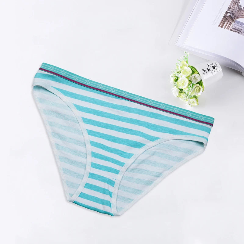 Sexy Panties for Women Female Underwear Bikini Cotton Crotch Briefs Lingerie Intimate Ladies Low Rise Waist Breathable FUNCILAC