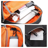 TINYAT 14 Inch Multi-Pocket Travel Backpack for Men Women, Waterproof School College Bag with Laptop Compartment, Outdoor Sport