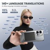 AI Instant Translator Device Magnetic Stand,144 Languages Online Translation Real-Time Photo/Video Calls for IOS Android