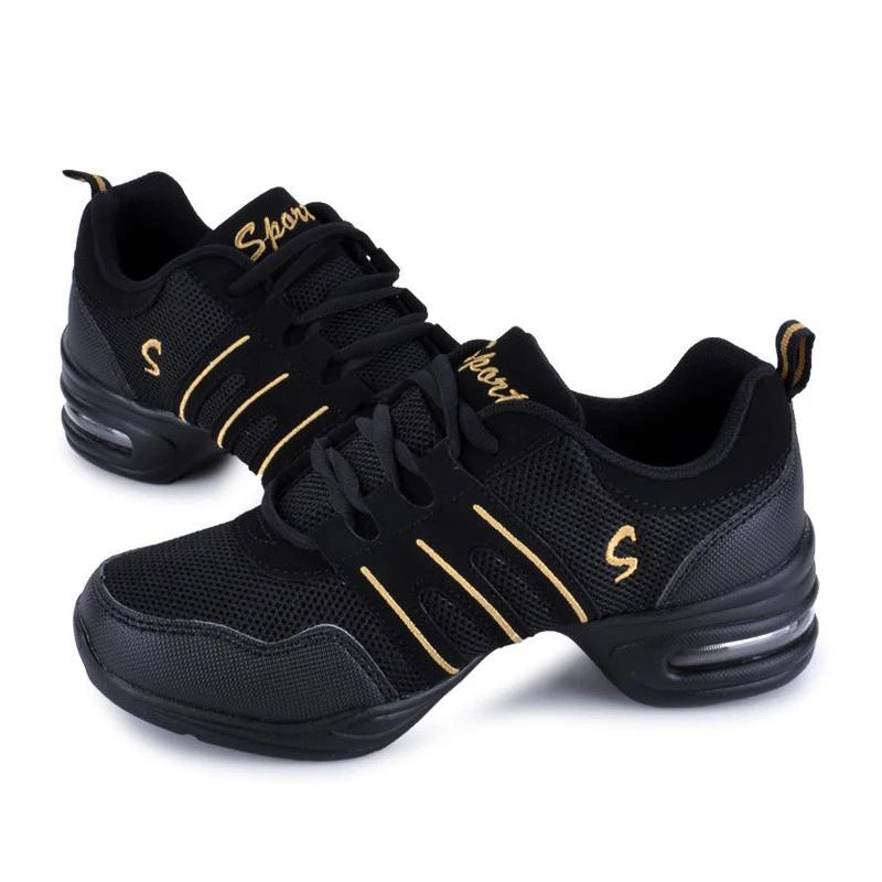 Sneaker Sports Feature Soft Outsole Breath Dance Shoes Sneakers for Woman Practice  Modern  Jazz    Women