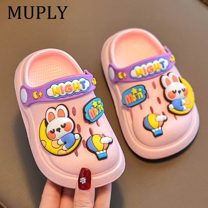 Cute Cartoon Children Slippers Breathable and Anti-slip EVA Soft Bottom for Boys and Girls Slippers Kids Shoes