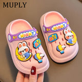 Cute Cartoon Children Slippers Breathable and Anti-slip EVA Soft Bottom for Boys and Girls Slippers Kids Shoes