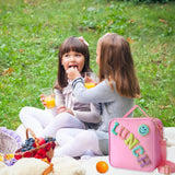 Lunch Bag Insulated  Aluminum Film Lunch Box With Adjustable Shoulder Strap Reusable Lunch Tote Bag for Work Picnic Camping