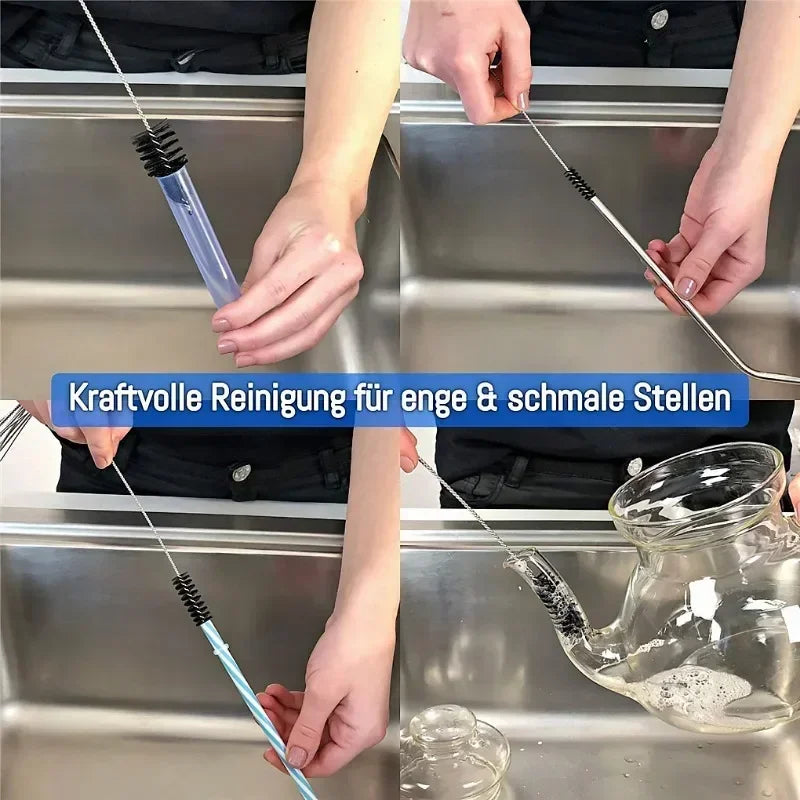 Cleaning Brushes for Coffee Machine, Bottle, Tube, Straw, Glasses, Keyboards, Jewelry - 10pcs/set Cleaning Tools